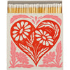 Botanical Heart Matchbox