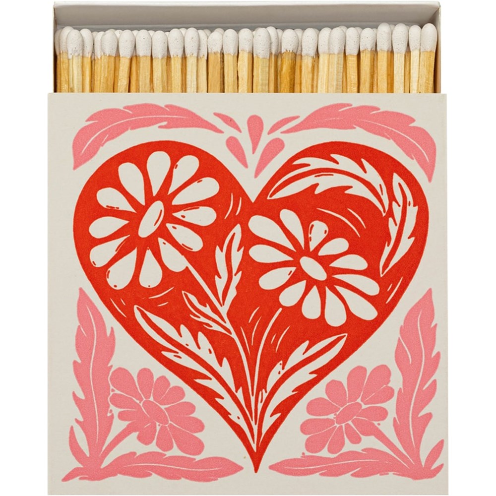 Archivist Botanical Heart Matchbox (1 box)