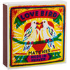 Archivist Love Birds Matchbox (1 box) shown at an angle