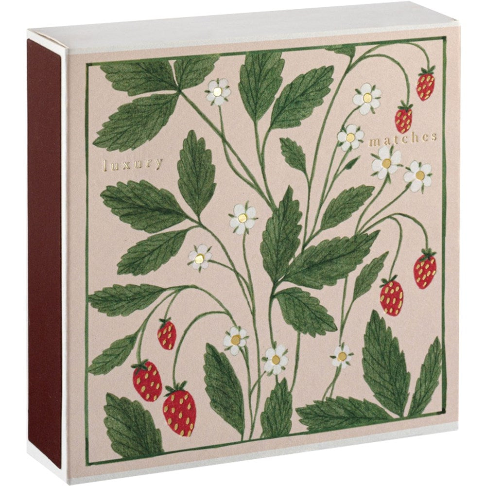 Archivist Strawberry Matchbox (1 box) - product shown from side. 