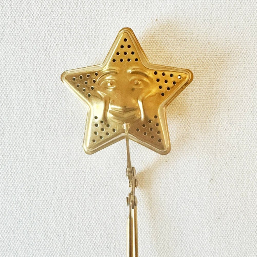 Close up of The Quiet Botanist Tea Steeper - Star Shape (1 pc)