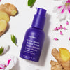 Ursa Major Lunar Bloom Retinal Serum (1 oz) - product shown next to flowers and ginger. 