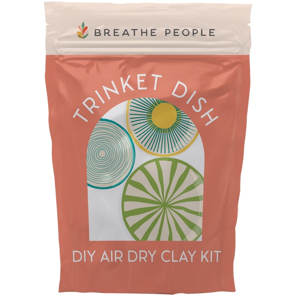Breathe People DIY Air Dry Clay Kit – Make Your Own Trinket Dish (1 kit)