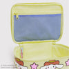 Baggu Small Cosmetic Case – Cinnamoroll Western (1 pc) - product shown open with a zippered pouch. 