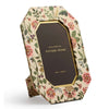 Rifle Paper Co. Gracie Paper Wrapped Picture Frame (1 pc) - product shown with kickstand and at angle. 