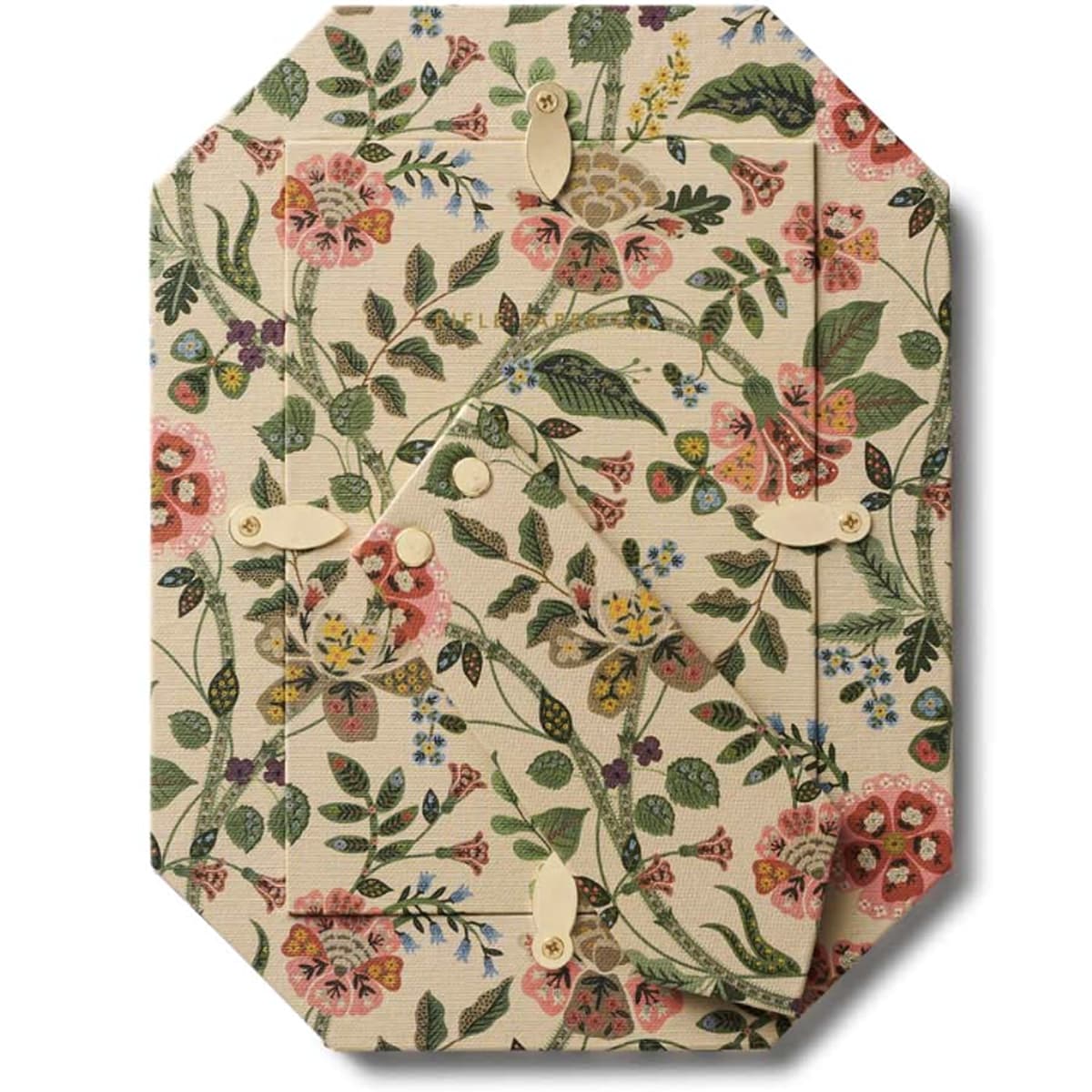 Rifle Paper Co. Gracie Paper Wrapped Picture Frame (1 pc) - product shown from back. 