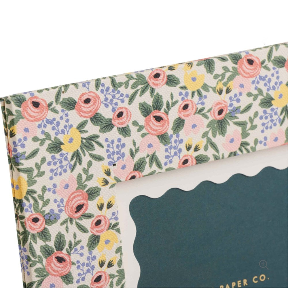 Rifle Paper Co. Rosa Paper Wrapped Picture Frame (1 pc) - product's pattern shown close up. 