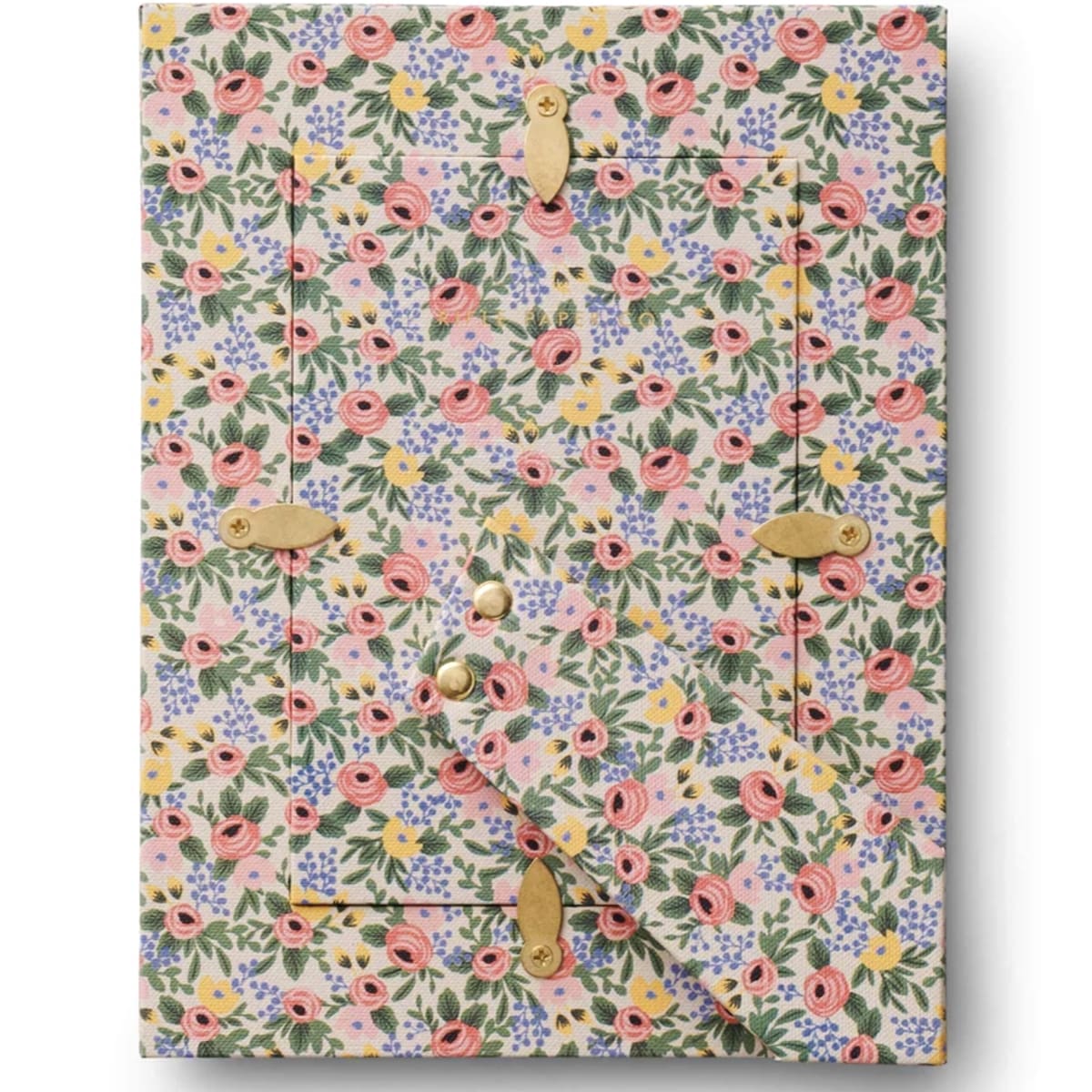 Rifle Paper Co. Rosa Paper Wrapped Picture Frame (1 pc) - product shown from back. 