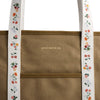 Rifle Paper Co. Ditsy Dahlia Canvas Carry All (1 pc) - product shown close up. 