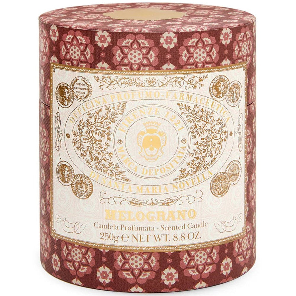 Santa Maria Novella Melograno Scented Candle (250 g) - product's packaging shown. 