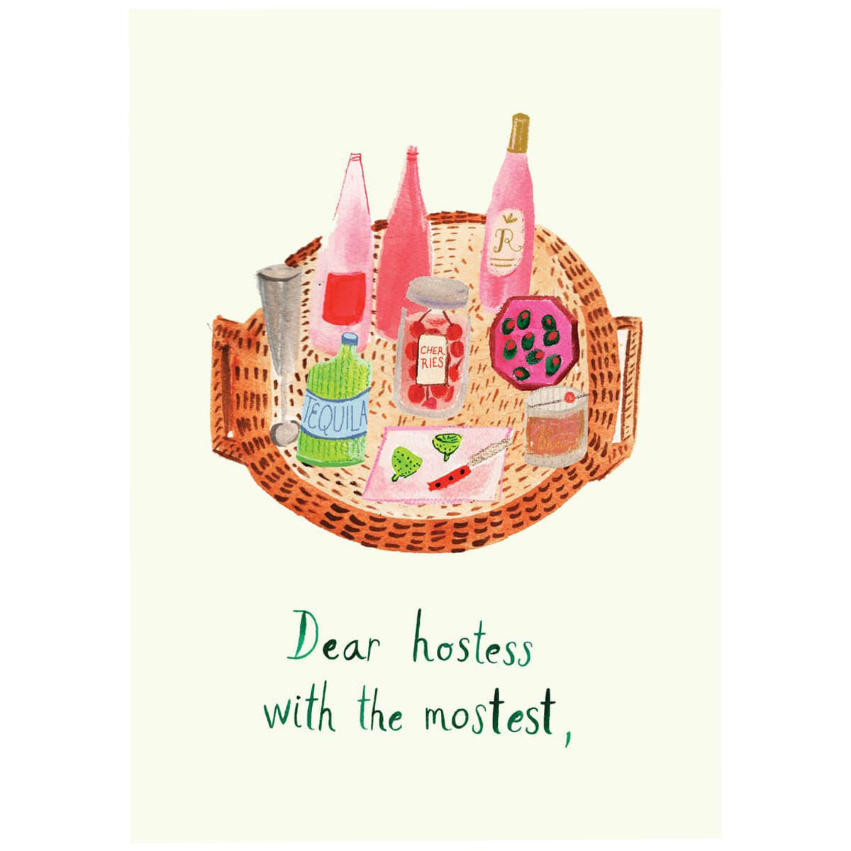 Mr. Boddington's Studio Hostess Mostest Greeting Card (1 pc)