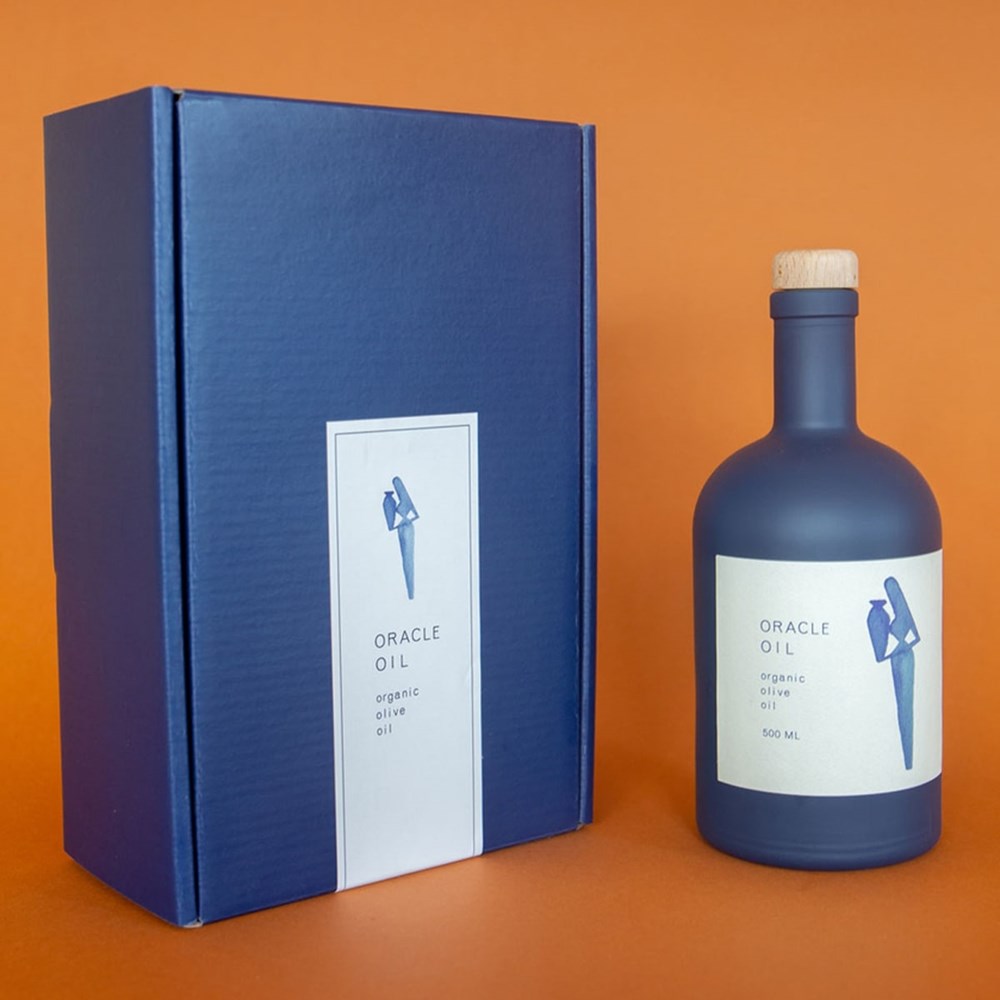 Oracle Oil Olive Oil (500 ml) - product shown next to its packaging. 