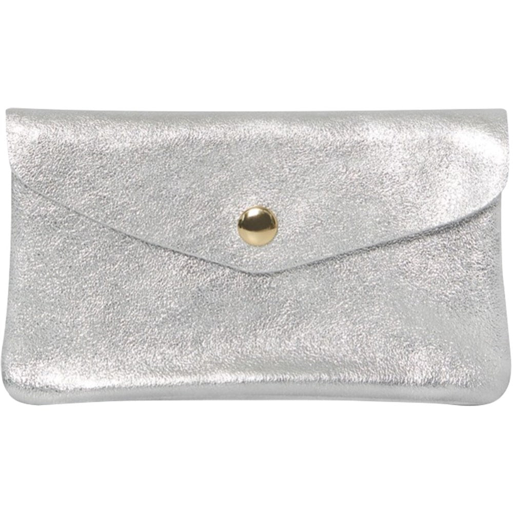 Montte Di Jinne Genuine Leather Coin Bag Coin Purse and Card Holder – Silver (1 pc)