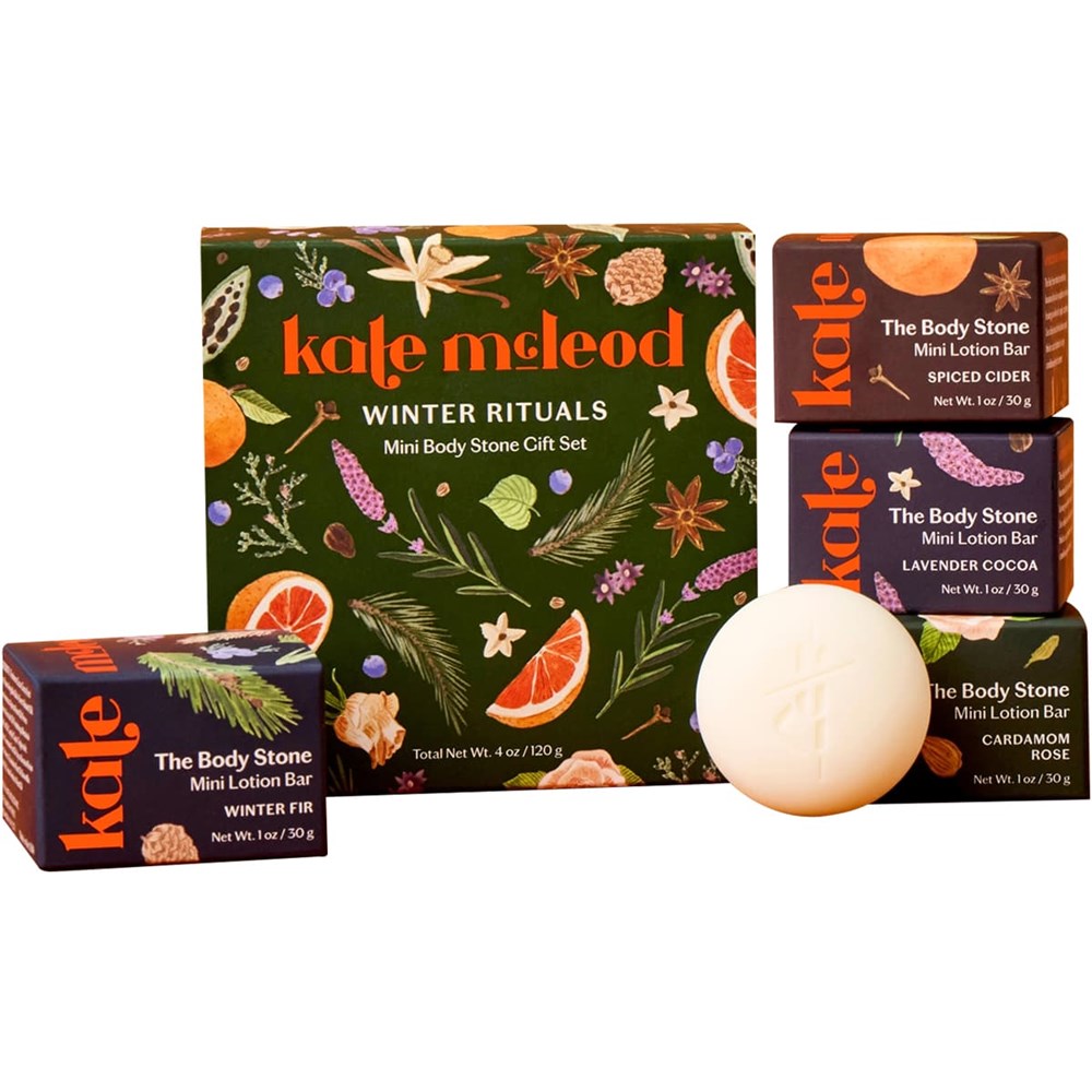 Kate McLeod Winter Rituals Mini Body Stone Gift Set (4 pcs)