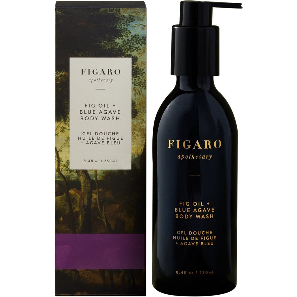 Figaro Apothecary Fig Oil + Blue Agave Body Wash (8.4 oz) with box
