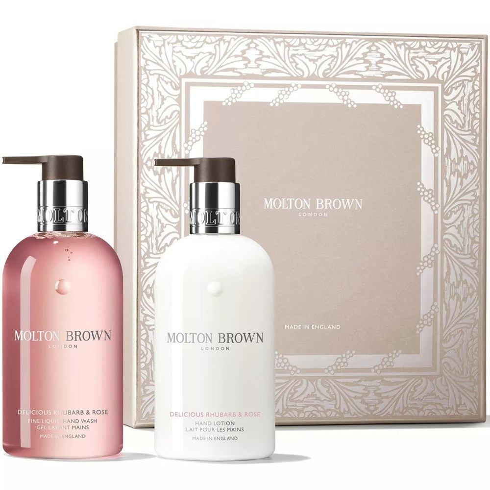 Molton Brown Delicious Rhubarb & Rose Hand Care Collection (2 pcs) 