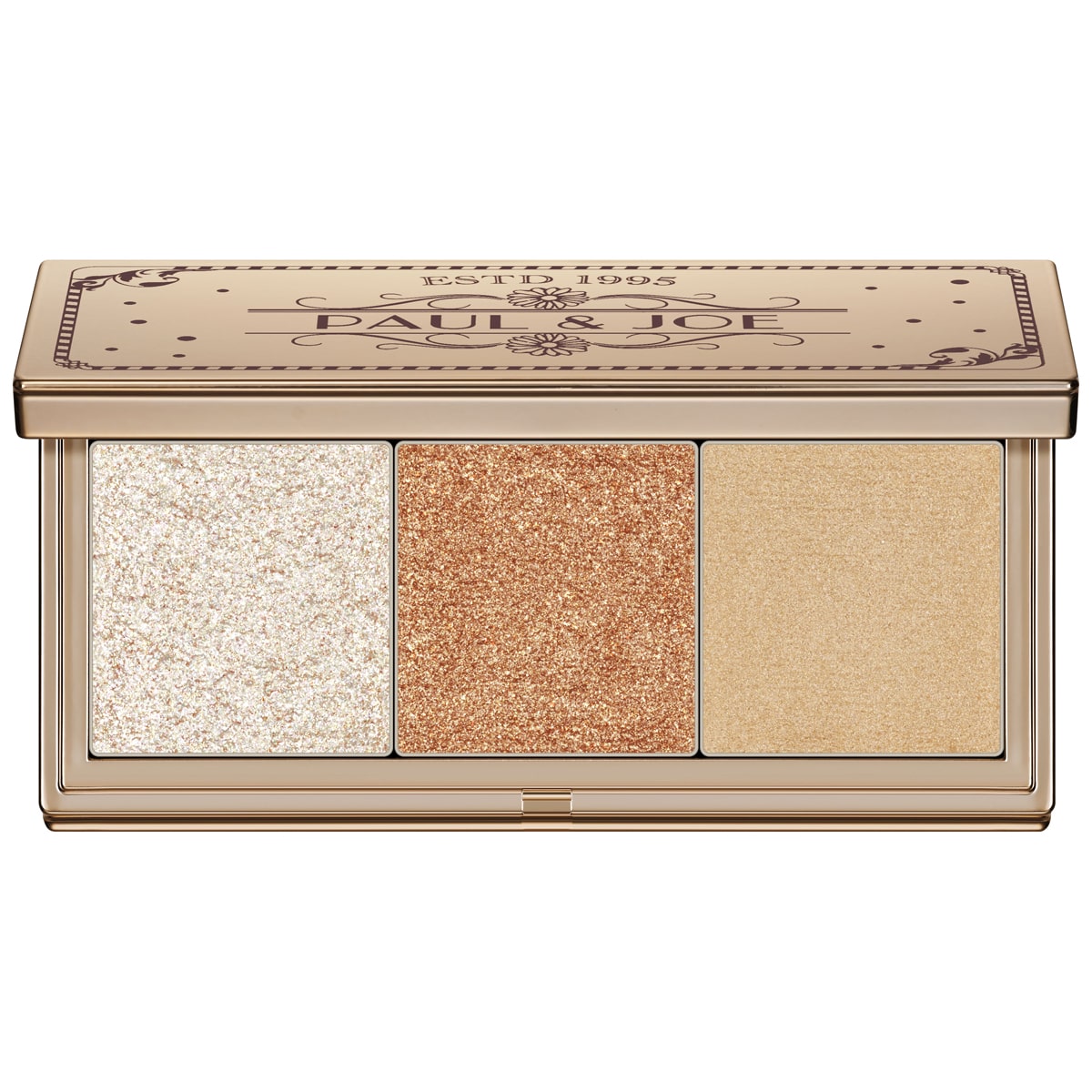 Paul &amp; Joe Makeup Collection 2025 – Flapper Dress (001) (4 pcs) - eyeshadow in set shown. 