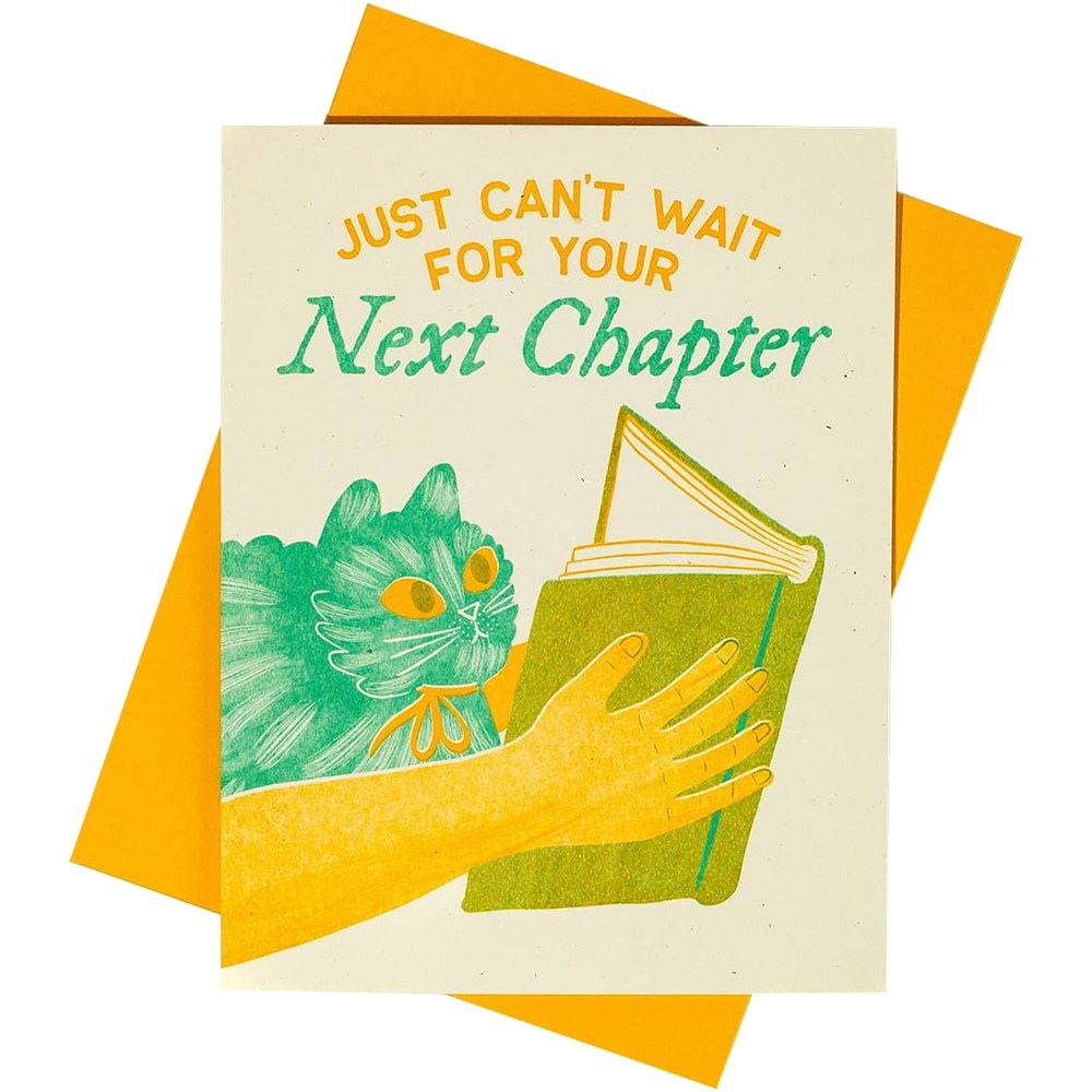 Bromstad Printing Co. Next Chapter Greeting Card (1 pc)