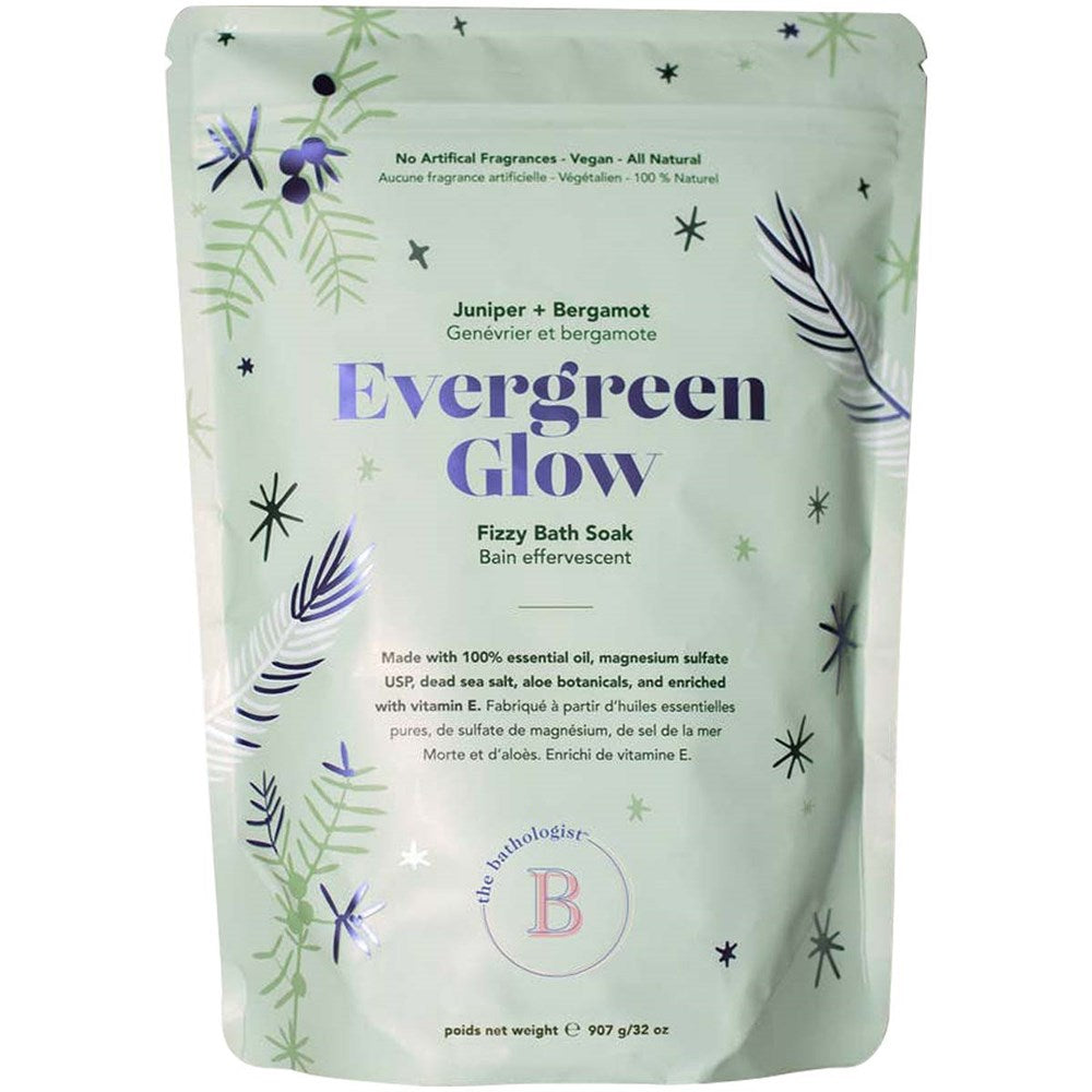 The Bathologist Evergreen Glow Fizzy Bath Soak (907 g)