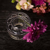 Floral Genius Candle Ring Vase Set (2 pcs) - product shown with flower in vase. 