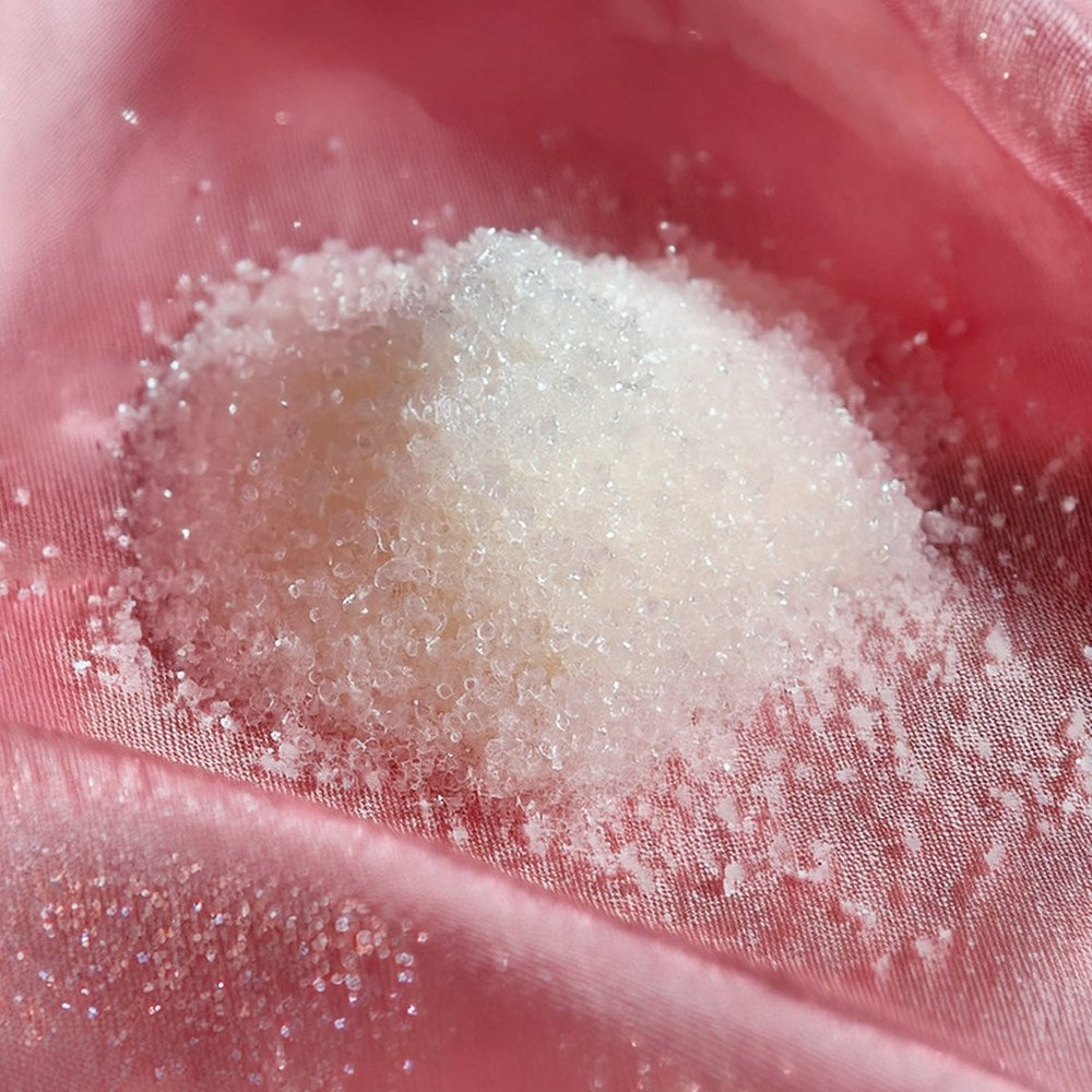 Chidoriya 100% Silk Powder Sink Enhancer (1.50 g) - product shown on pink cloth. 