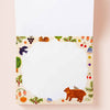 Her Winter Flowers Block Memo - Feel Nature (1 pc) - product shown open to a page. 