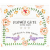 Her Winter Flowers Block Memo - Flower Gate (1 pc)
