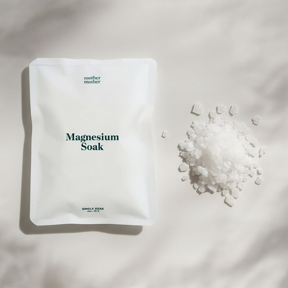 Mother Mother Magnesium Bath Soak – Single Soak (3 oz) - product shown outside of packaging. 