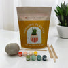 Breathe People DIY Air Dry Clay Kit - Make Your Own Hanging Plant Pot (1 kit) - product shown on white background. 