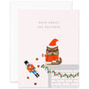 Dear Hancock Nuts About the Holidays Card (1 pc) shown with envelope