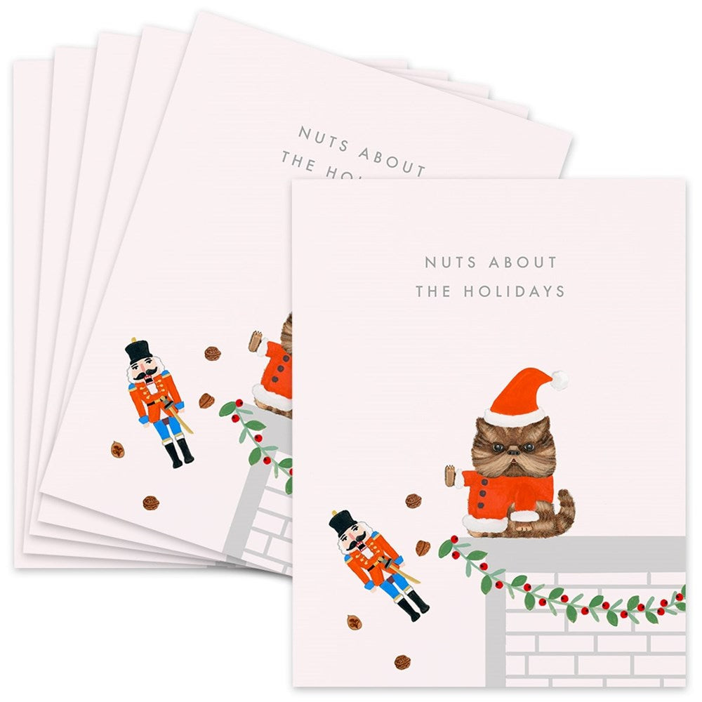 Dear Hancock Nuts About the Holidays Card Set (6 pcs)