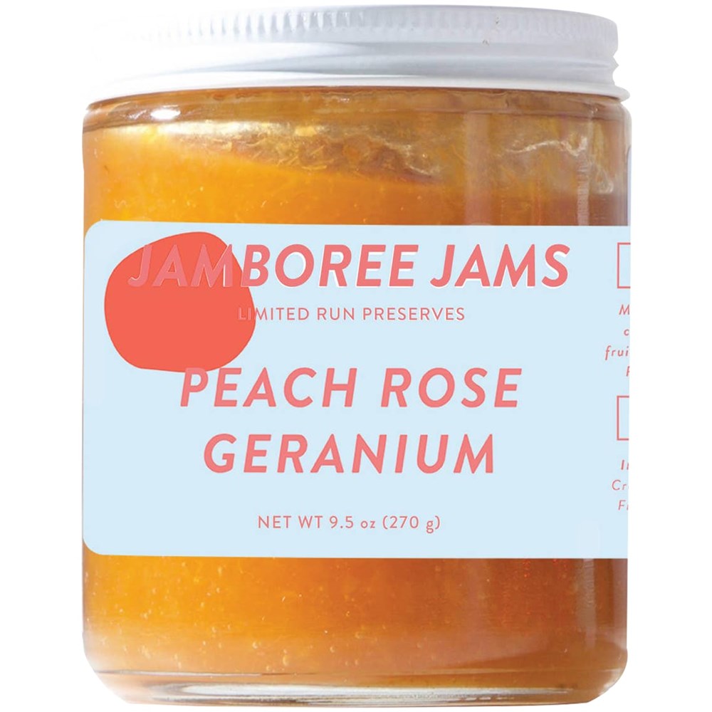 Jamboree Jams Peach Rose Geranium Jam (270 g)
