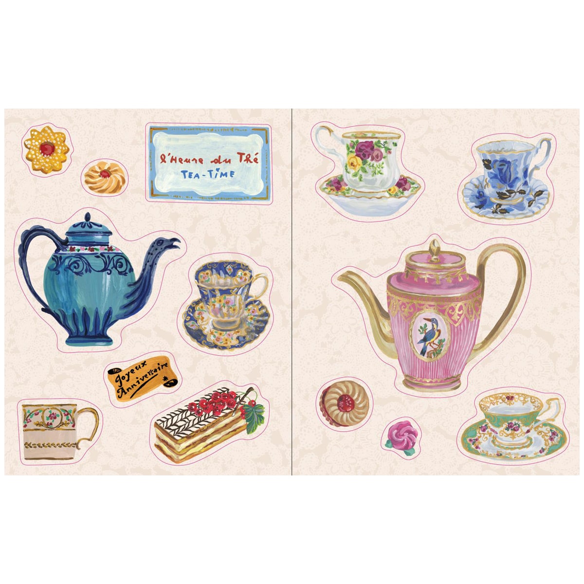 Nathalie Lete Sticker Book (208 pgs) - product page shown. 