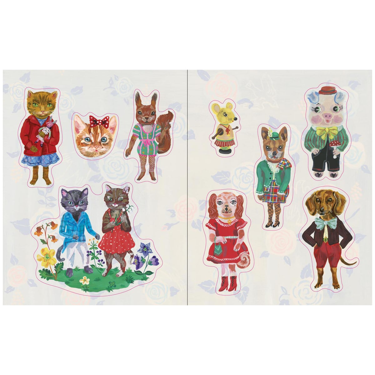 Nathalie Lete Sticker Book (208 pgs) - product page shown. 