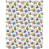 Nathalie Lete Wrapping Paper (12 sheets) - white page of product shown. 