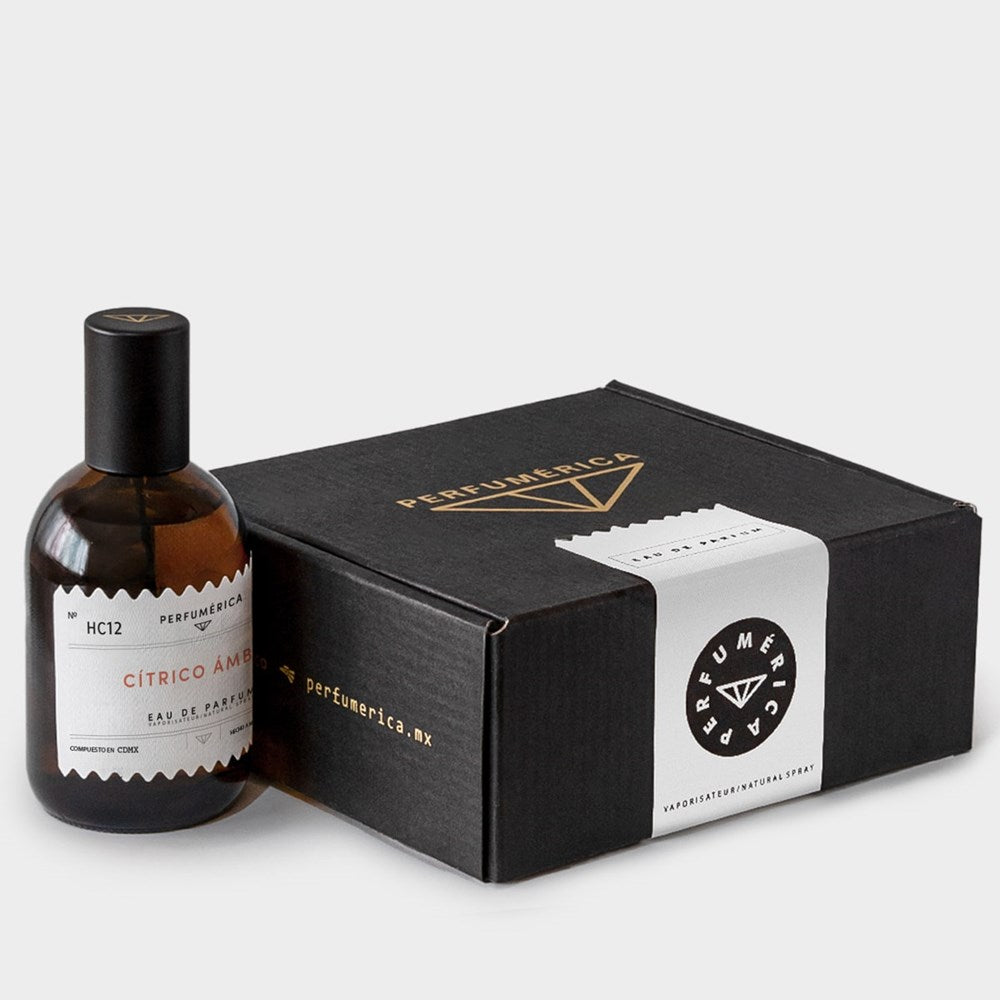 Perfumerica Citrico Ambar Eau de Parfum (120 ml) - product shown next to box. 