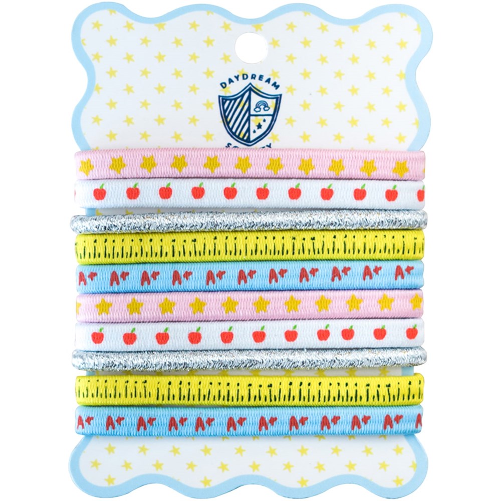 Jollity & Co. + Daydream Society Smarty Pants Printed Hair Tie Set (10 pcs)