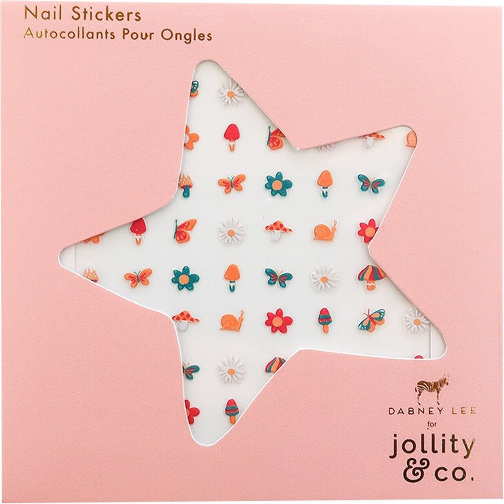Jollity & Co. + Daydream Society Alice Nail Stickers (100 stickers) shown in packaging