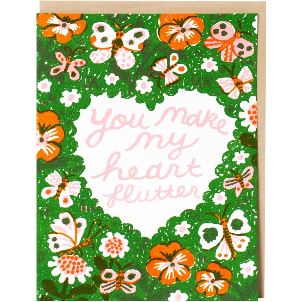 Egg Press Manufacturing Butterfly Love Greeting Card (1 pc)