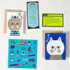 Egg Press Manufacturing Cats Meow Write Me Back Pen Pal Kit (1 kit) showing contents of kit