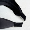 Le Bon Shoppe Olivia Headband - Ebony (1 pc) - product shown close up. 