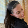 Le Bon Shoppe Olivia Headband - Ebony (1 pc) - product shown on model.