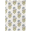 Jess Hobbs Studio Linen Tea Towel - Marigold French Blue (1 pc) shown folded