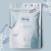 The Bathologist Sleep Fizzy Bath Soak (907 g) - product shown on blue background. 
