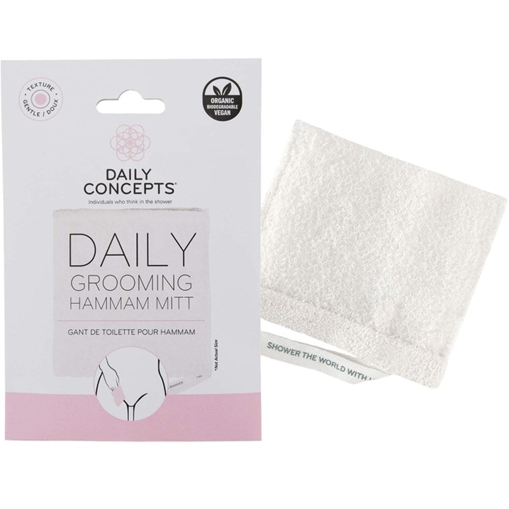 Daily Concepts Daily Grooming Hammam Mitt (1 pc) with packaging
