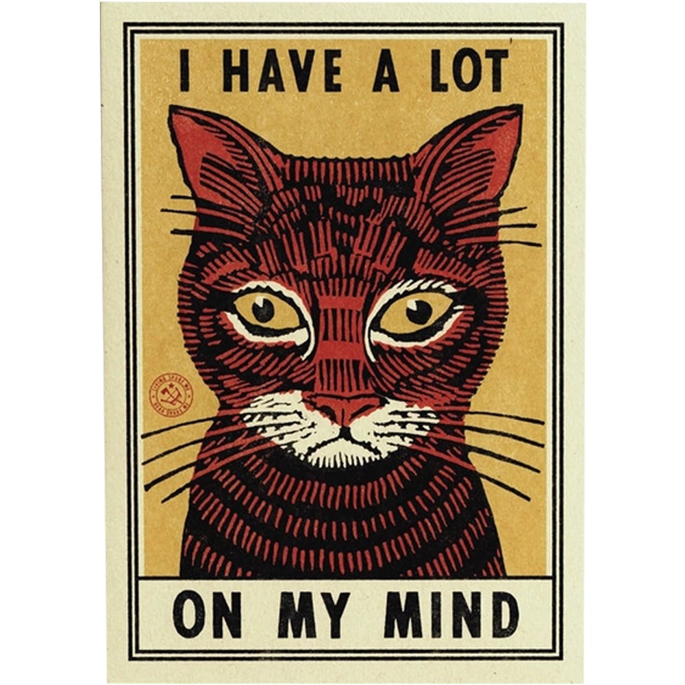 Ravi Zupa Arts On My Mind Greeting Card (1 pc)