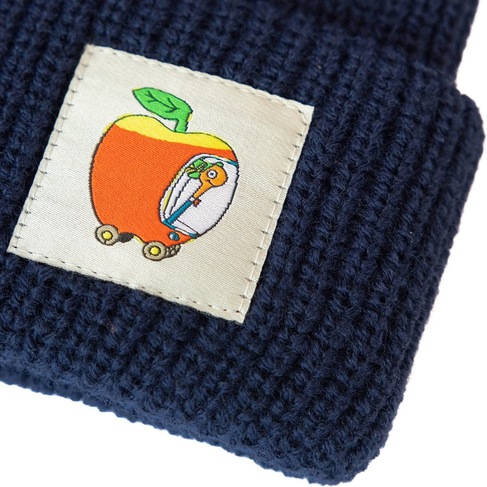 Close up detail of Three Potato Four 3P4 X Richard Scarry - Apple Car Beanie (1 pc)