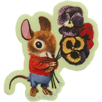Three Potato Four 3P4 X Richard Scarry Sticker - Mouse Bouquet (1 pc)