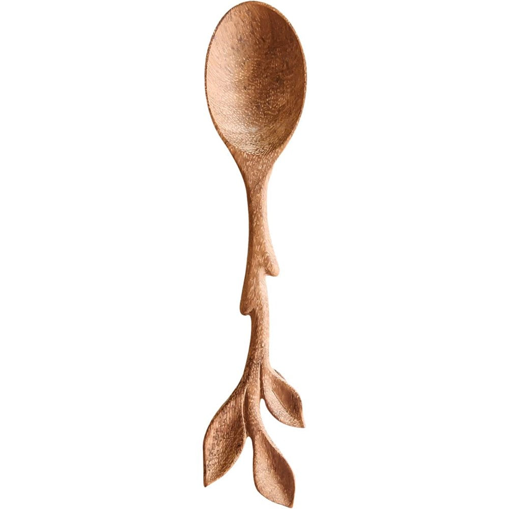 194 Craft House Wooden Artisan Leaf Handle Spoon (1 pc)