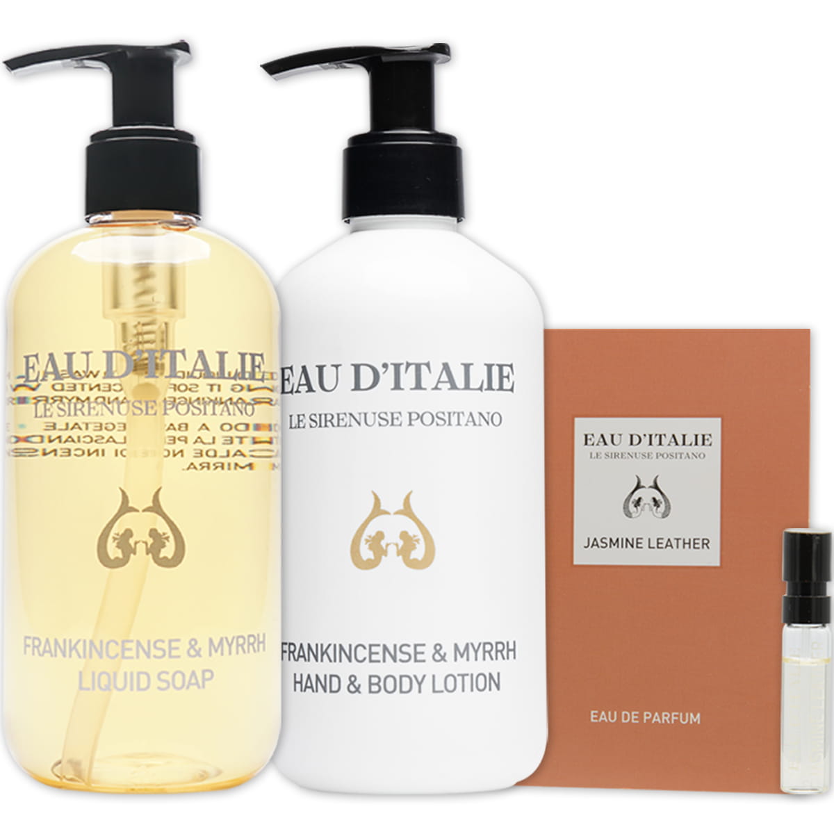 Eau d'Italie Frankincense & Myrrh Sinkside Gift Set (3 pcs)